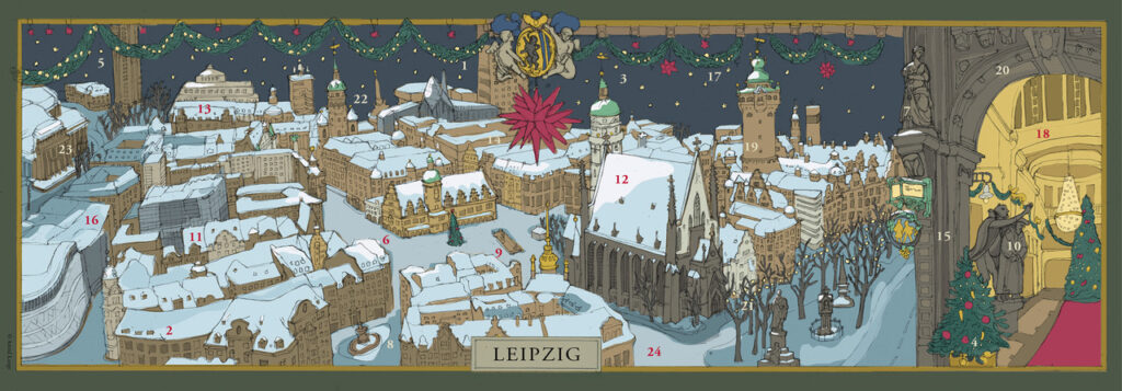 Stadtadventskalender von Astrid Lange Leipzig