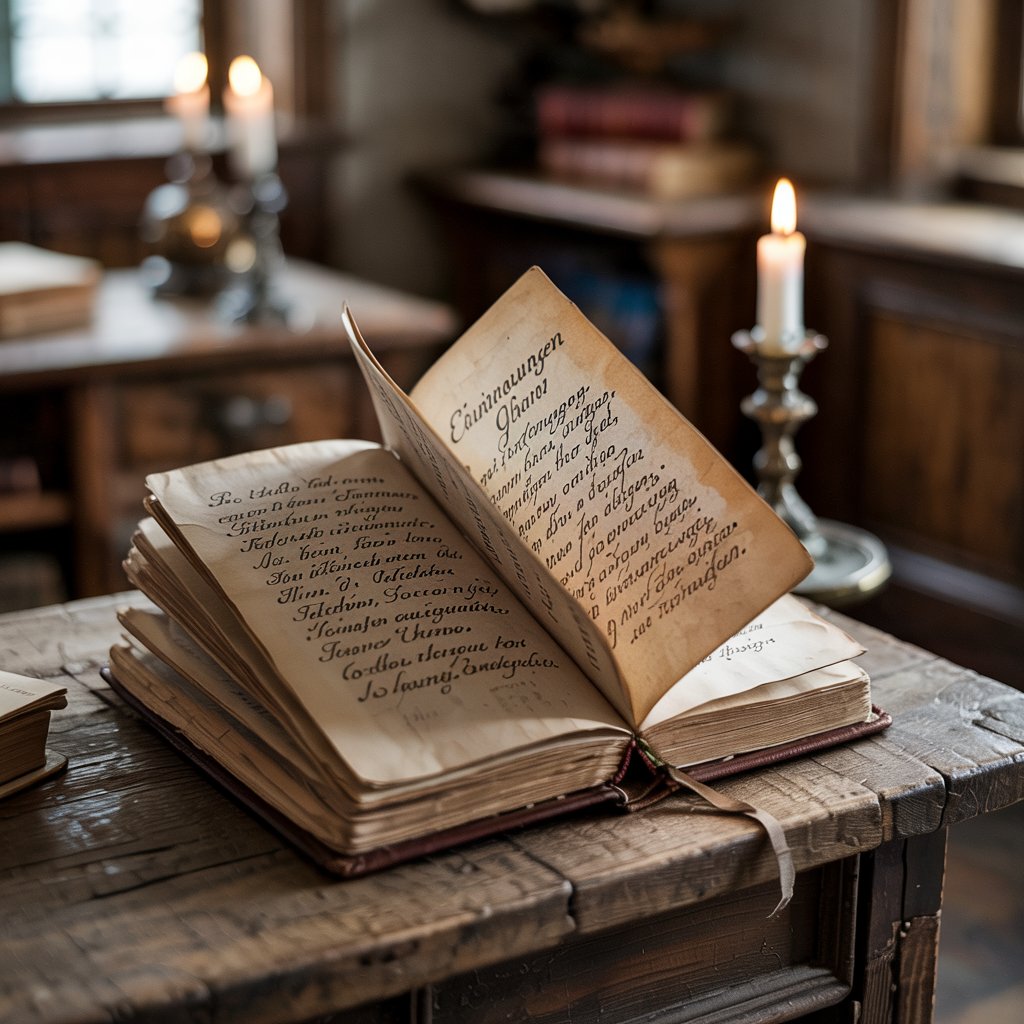 KI erstelltes Tagebuch mit Suetterlinschrift
